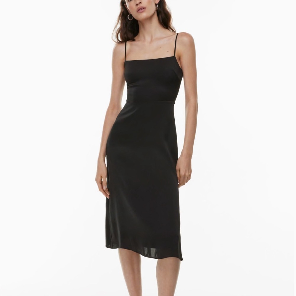 Aritzia Wilfred Magdalena Satin Dress